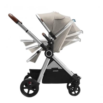 Full-Size Baby Stroller with Removable Bassinet, Reversible Seat and Smooth-Glide Wheels for Comfortable Infant and Toddler Outings